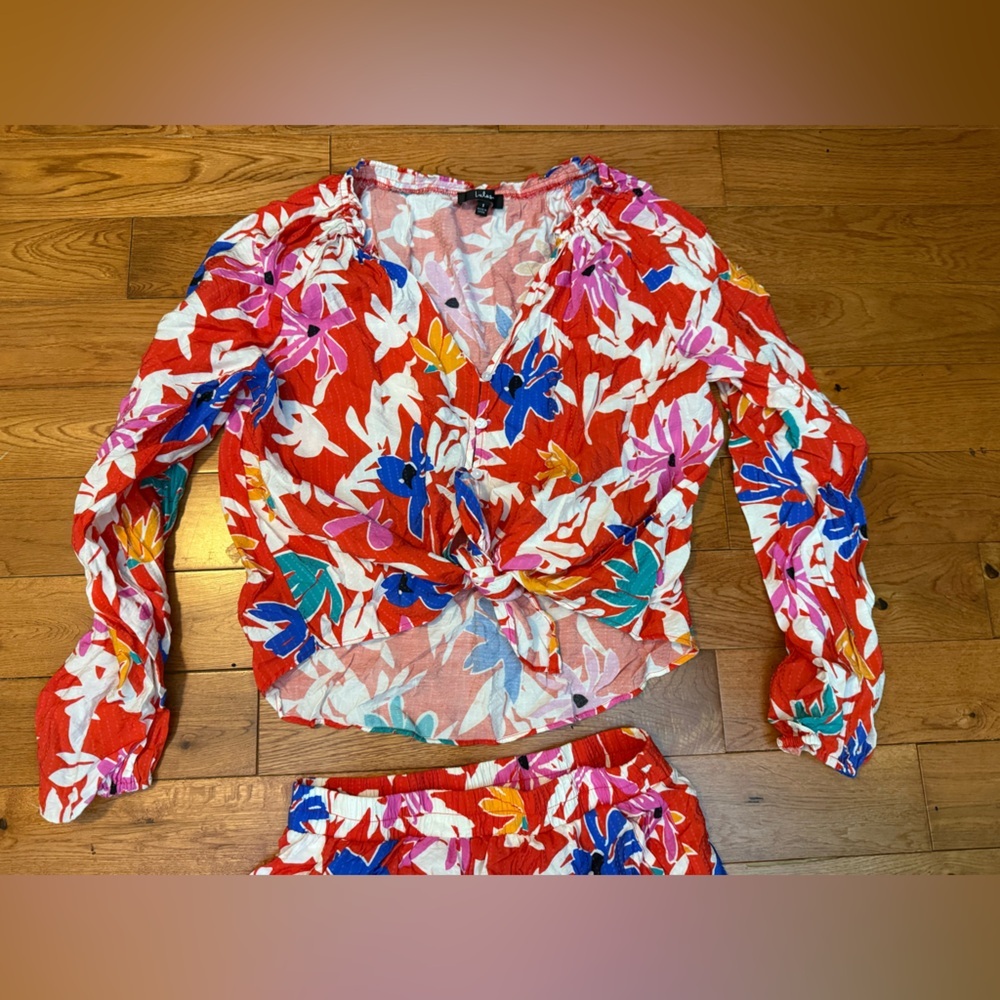 Lulus Floral Two Piece Set - Picture 2 of 5